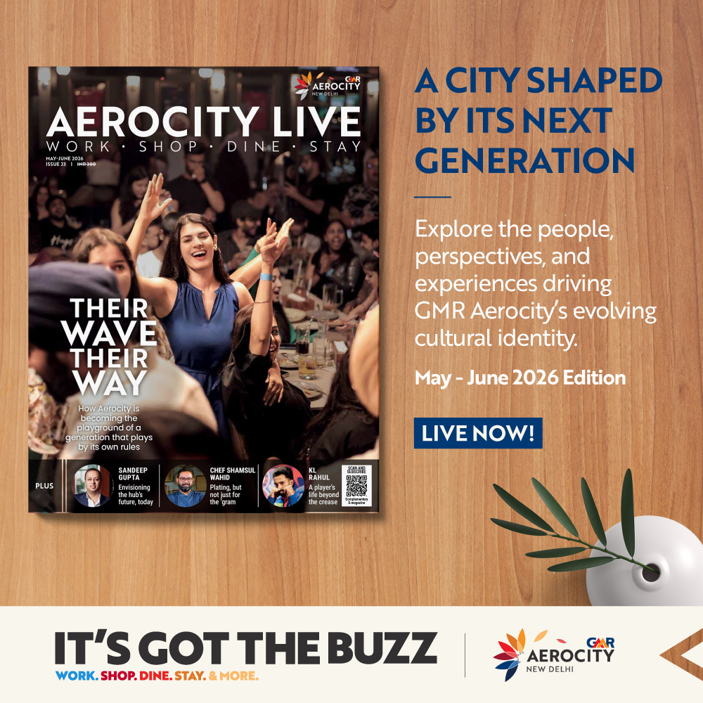 GMR Aerocity -mar april magazine Banner