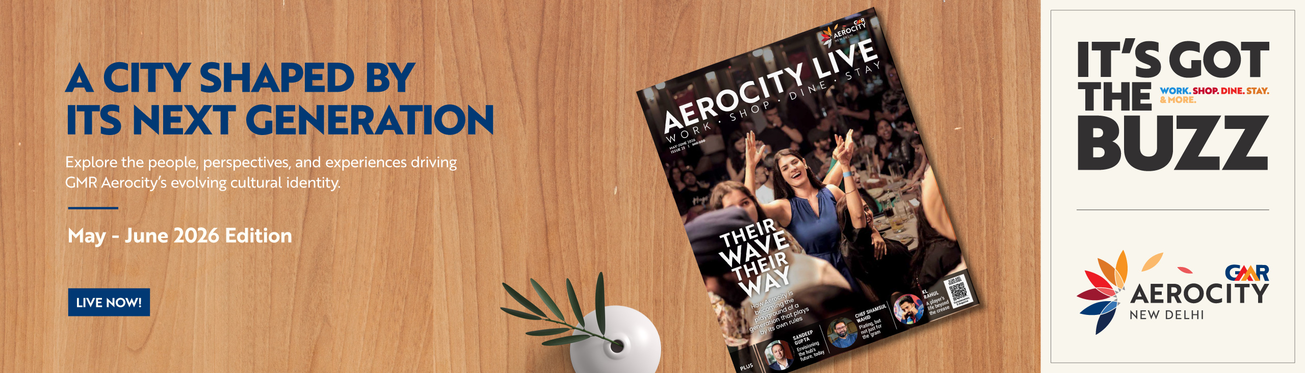 GMR Aerocity -mar april magazine Banner