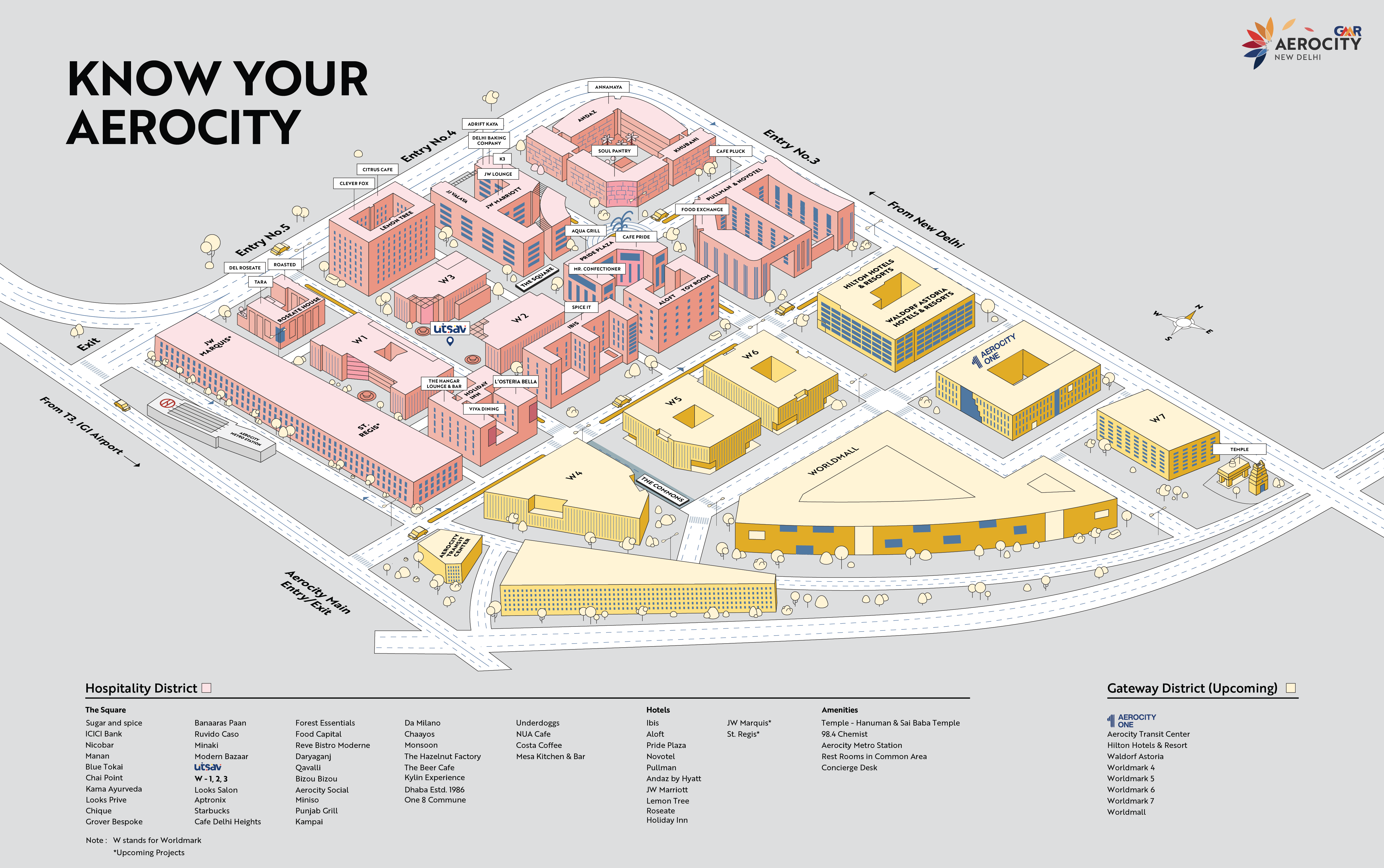 Aerocity Map